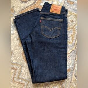 Levi’s 501 Original Fit Jeans 32x33 Dark Wash Button Fly